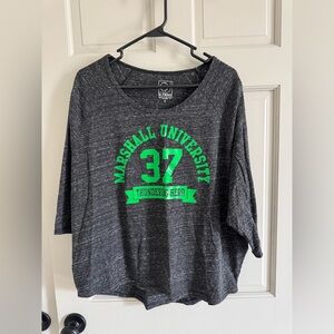 Marshall University Thundering Herd flowy top L